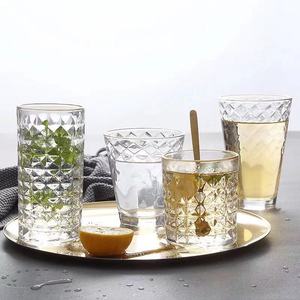 Venta caliente hexagonal de golpe vaso forma para copas de vidrio taza con embalaje - Product Image 4