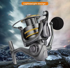 بكرة صيد معدنية مخصصة مع 6+1 محامل، موديلات 1000-7000، بكرة دوارة مناسبة للصيد في المياه العذبة والمالحة - Product Image 4