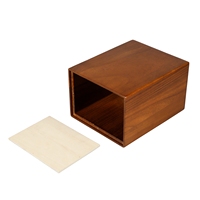 Urna Funeraria de Madera Vintage Ecológica de Alta Calidad Personalizada de Fábrica para Perros y Gatos, Caja Funeraria Hecha a Mano