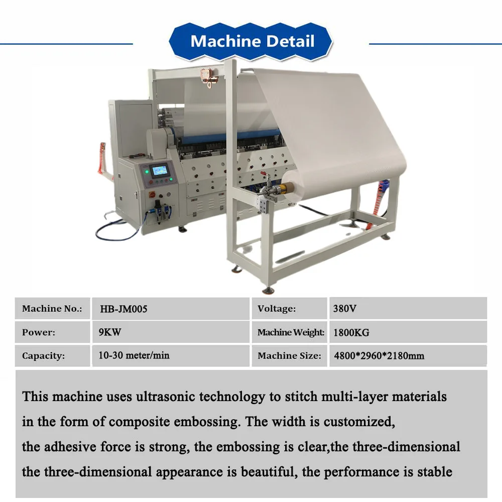 New Trend Automatic Ultrasonic Knife Cutting Machine For Various Textile Materials