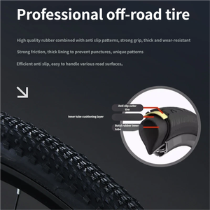 Bicicletta per Adulti con Telaio in Acciaio al Carbonio Forcella Ammortizzata Bloccabile Doppi Freni a Disco Mountain Bike Ammortizzata Variabile per Tutti i Terreni - Product Image 5