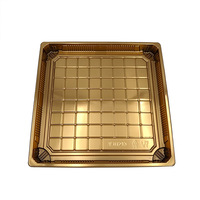 JY-81213 Einweg-Kunststoff-Sushi-Box mit klarem Deckel Kunststoff-Lebensmittel-Verpackungs behälter Quadratische Kunststoff-Sushi-Tablett