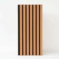 Panneaux muraux acoustiques en bois à lattes avec feutre, panneaux à lattes anti-écho pour la décoration murale, le home cinéma et les salles de conférence
