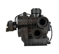 Vanne de filtration d'eau automatique à disque céramique à commande électrique Runxin DN80 F96B3 avec compteur, type OEM, DC24V, 50m/h, corps noir
