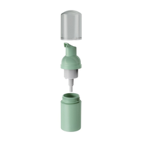 Flacon en plastique PET transparent personnalisable avec pompe pulvérisatrice pour parfum, nettoyant visage et sérum de soin de la peau 80ml-250ml