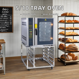 Mua Chuyên Nghiệp 5 10 Khay Pastry Giá Lớn Thương Mại Hội Nghị Điện Gas Lò Nướng Đối Lưu Cho Nhà Hàng Cửa Hàng Bánh Khách Sạn - Product Image 2
