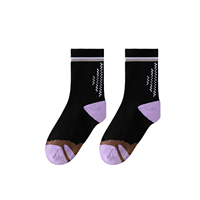 Chaussettes de sport respirantes personnalisées en maille, anti-humidité, avec soutien de la voûte plantaire, amortissantes, antidérapantes, pour la course à pied