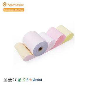Rouleau de papier autocopiant pour ordinateur, papier de base pour imprimante, 76x60mm, 76x70mm, 76x76mm, 76x80mm, 57x50mm, 57x57mm - Product Image 1