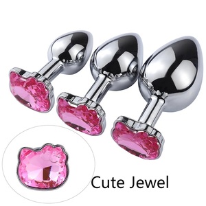 Plug Anale in Metallo Carino, Giocattoli Erotici per <span class=keywords><strong>Sesso</strong></span> Anale per Donne e Uomini, Giochi Sessuali, Butt Plug per Coppie, Prodotti per Adulti - Product Image 3