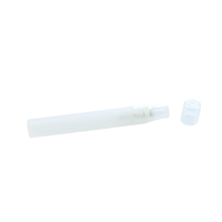 Flacon de parfum en plastique mat de luxe 5ml 8ml 10ml, emballage cosmétique givré, vaporisateur de brume hydratante pour le visage