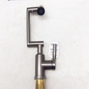 Teguda <b>Basin</b> Faucet 304 Stainless Steel Gunmetal Gray <b>Single</b> Handle Deck Mounted Rotating <b>Tap</b> - Product Image 5