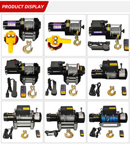 Derek kabel listrik Kustom 12v/24v 3000lbs 6000lbs 13500lbs derek baterai portabel derek listrik - Product Image 3