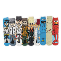 Nouvelles chaussettes personnalisées de haute qualité pour hommes, médias, Calcetines, chaussettes pour femmes, personnage de bande dessinée, coton, chaussettes de dessin animé drôle
