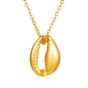 18K PVD mạ vàng thép không gỉ rèn tim, vỏ & Mặt Trời Dây chuyền mặt dây chuyền | phai kháng, không thấm nước & không gây dị ứng - Product Image 5