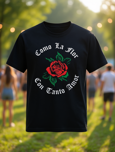 T-shirt Y2K con stampa floreale unisex, girocollo ampio, casual estivo, tinta unita, per uomo e donna, regalo per festival, 100% cotone jersey, manica corta - Product Image 2