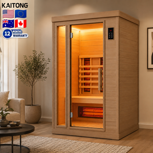 Sauna infrarouge portable d'intérieur Kaitong 1300W pour 1 à 2 personnes <span class=keywords><strong>avec</strong></span> luminothérapie rouge - Product Image 1