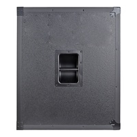 Subwoofer N118 de 18 pouces avec coque en bois et design de flight-case à bords en aluminium, robuste pour les enceintes de scène