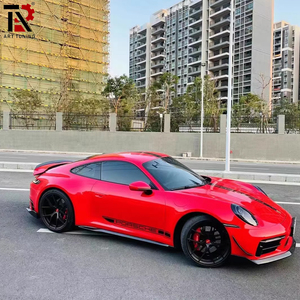 Kit Carrozzeria Completo in Vera Fibra di Carbonio per Porsche 911 992 Carrera <span class=keywords><strong>S</strong></span> - Kit Aerodinamico con Labbro Anteriore, Diffusore Posteriore, Minigonne Laterali - Product Image 5