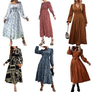 Liquidación de Ropa de Mujer al por Mayor, Modelo de Marca QZ-075, Vestidos Casuales, Embalaje Mixto, Entrega Aleatoria, Stock Disponible - Product Image 3