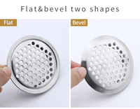 Grille de ventilation ronde en acier inoxydable personnalisée Jinnate, réglable pour les conduits de ventilation, pour atelier, cuisine, salle à manger, salon