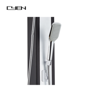 Douche solaire extérieure CYEN en alliage de zinc pour piscine avec lavage des pieds, alimentation solaire, économie d'énergie