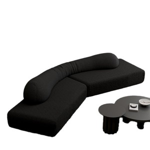 โซฟาผ้าสไตล์มินิมอลอิตาลี รูปตัวแอล ดีไซน์แบบโมดูลาร์ สำหรับห้องนั่งเล่นและห้องรับรอง - Product Image 4