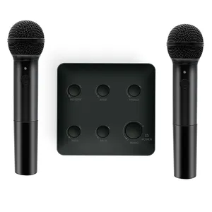 Karaoke Mini Mixer Systeem Draadloze Microfoon Echo En Toonregeling Voor Thuis Karaoke Vergadering Party Dj Live Streaming