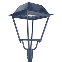 Lampe Solaire de Jardin Extérieure Alimentée par Courant Alternatif, Pro Aluminium pour Villa, Éclairage LED de Paysage, Indice de Protection IP66, Angle de Faisceau 150°, 2500lm, Garantie 5 Ans