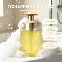 Gel Douche Rafraîchissant Moussant 500ml pour Peaux Grasses – Soin Hydratant Corps Parfum Longue Durée – Série Soins Corporels pour Adultes Unisexe
