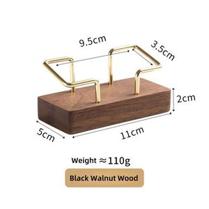 Support de bureau créatif haut de gamme, présentoir de cartes de visite pour réception, boîte de rangement en bois artisanal pour panneaux de table - Product Image 4
