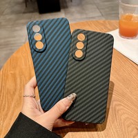 Pour OnePlus Nord 5 Ultra 13T Nord 4 2T CE2 CE3 Lite étui de luxe Kevlar motif en Fiber de carbone PC couverture Anti-chute pare-chocs Funda