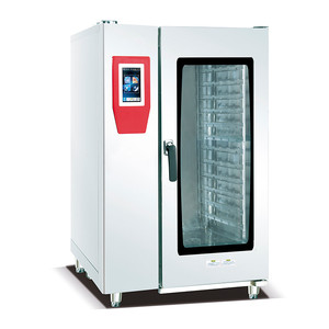 Nouveau <span class=keywords><strong>four</strong></span> rotatif électrique <span class=keywords><strong>à</strong></span> 3 niveaux et 9 plateaux avec <span class=keywords><strong>porte</strong></span> en pierre et fonction vapeur pour la cuisson de pizzas, pains, pâtisseries, sucre, farines, œufs et maïs - Product Image 6