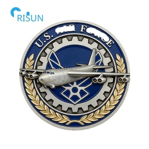 Moneda Conmemorativa Personalizada de la Aviación Estadounidense, Medallón del Avión Bombardero B-52 de la Fuerza Aérea, Moneda de Desafío Personalizada del B-52 - Product Image 2