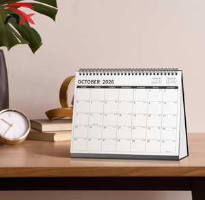 Premium Selection January <strong>2026</strong> - December <strong>2026</strong> <strong>Promotional</strong> Table Desktop Calendar Large Blaocks with Notes - Product Image 5