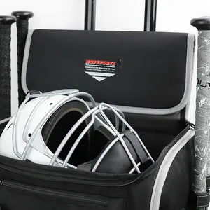 Kopbags 2024 Neuester Großhandel individualisierte professionelle Schwergewicht-Baseballtaschen mit Rädern Walze Softball-Battertasche