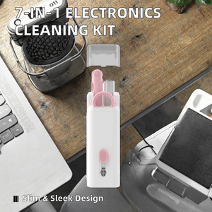 Multi funcional teclado computador escova limpeza Bluetooth fone de ouvido remoção poeira do telefone móvel escova limpeza portátil - Product Image 4