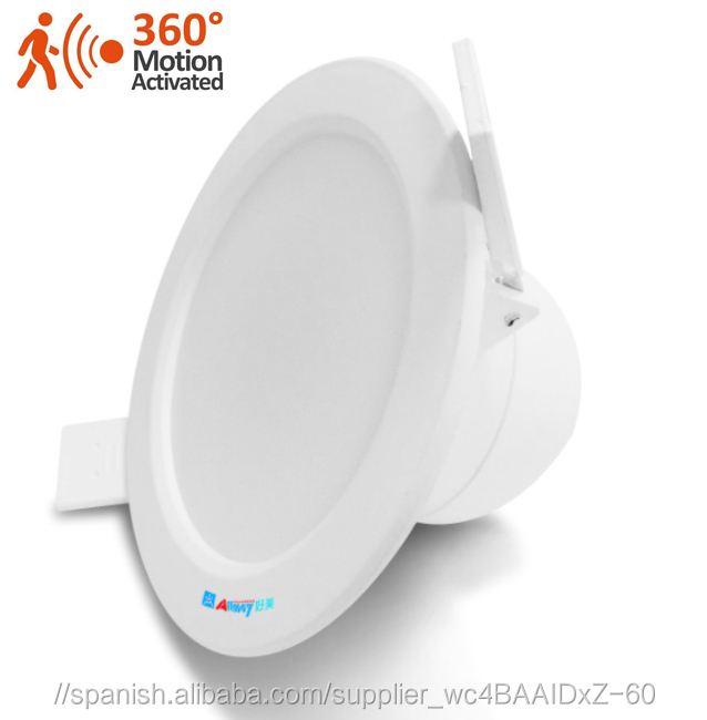 2019 de techo interior moderno de 3 "4W integrado LED Downlight empotrado con una función de Sensor de movimiento por microondas