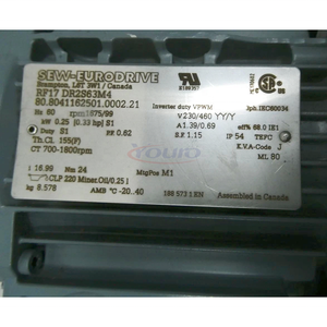 Nuevo Motorreductor Helicoidal EURODRIVE RF17 DR2S63M4 0.25KW Original, Montado con Brida, Trifásico, Industrial - Product Image 4