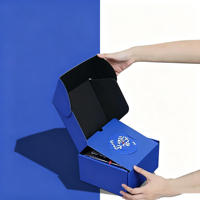 Boîte d'emballage en papier recyclé à double impression pour l'électronique grand public, les vêtements, les bougies, les cadeaux et les articles vestimentaires