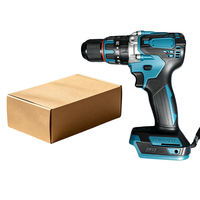 Perceuse à percussion sans balais de qualité industrielle 21V 13mm 95N. Perceuse électrique portative M, outil électrique pour l'entretien domestique