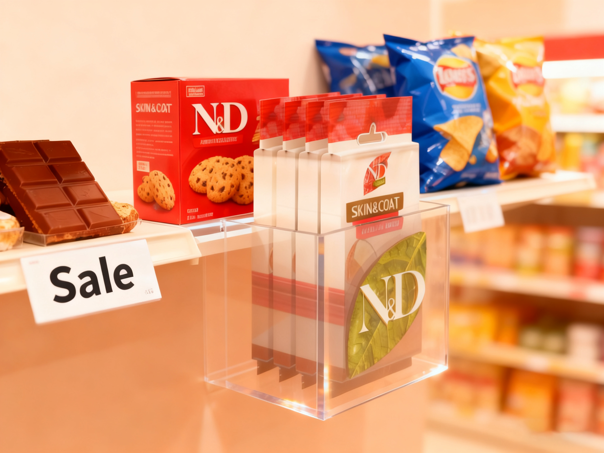 Custom Acrylic Hanging Snack Display Rack for Supermarket & Retail Store — view 5