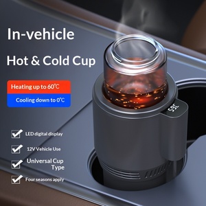 Portavasos inteligente de 12V para coche, con función de enfriamiento y calentamiento por semiconductor, universal para accesorios interiores de vehículos. - Product Image 3