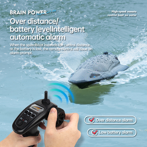 Bote de Carreras a Control Remoto de Alta Velocidad 2.4Ghz, 25KM/H, Impermeable, con Alarma de Batería Baja y Luces LED para Niños - Product Image 5