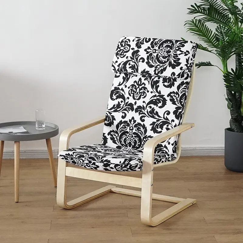 제조 업체 나무 휴식 흔들 의자 싱글 클래식 여름 벤드 우드 거실 의자 판매