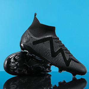 Chaussures de football pour homme à prix d'usine, imperméables, respirantes, avec tige en PU, haute tige, crampons de football, modèle Future - Product Image 2