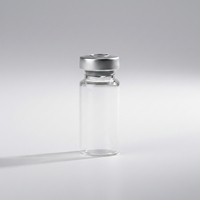 Flacons en verre tubulaire stériles avec logo personnalisé, 2 ml, 3 ml, 5 ml, 8 ml, 10 ml, 15 ml, 25 ml, 30 ml, flacons pharmaceutiques avec bouchons assortis