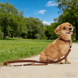 Custom Leather Dog <b>Leash</b> Manufacturer Private Label <b>Pet</b> <b>Leash</b> OEM Bulk Supply - Product Image 4