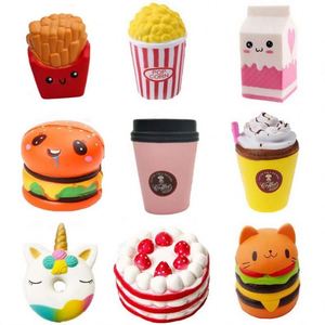 Hot Sale PU Foam Slow Rising Big Cake Ice Cream Fruits Hamburger Shape Food <b>Squishy</b> Fidget Toy Anti Stress Ball - Product Image 3
