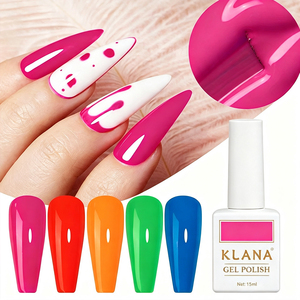 KLANA 2026 Esmalte de Uñas en Gel UV de Alta Saturación, 48 Colores, Esmalte de Uñas en Gel Color Caramelo para Salón, Fabricante de Esmalte de Uñas en Gel de Marca Privada OEM - Product Image 3
