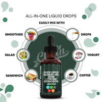 Vente en gros de gouttes liquides d'iode 2 floz sans saveur-Soutient la santé métabolique de la thyroïde Supplément de bien-être général pour hommes et femmes